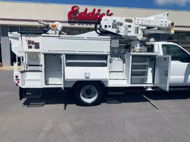 2011 FORD F550 SUPER DUTY 45FT BUCKET TRUCK ALTEC AT40M BUCKET TRUCKS V8, TURBO DIESEL, 6.7 LITER 165" W.B. 2D - Eddies Auto Sales