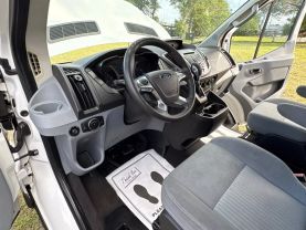 2015 FORD TRANSIT 350 WAGON PASSENGER V6, FLEX FUEL, 3.7 LITER XLT W/LOW ROOF W/60/40 SIDE DOOR VAN 3D