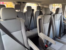 2015 FORD TRANSIT 350 WAGON PASSENGER V6, FLEX FUEL, 3.7 LITER XLT W/LOW ROOF W/60/40 SIDE DOOR VAN 3D
