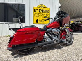 2013 HARLEY-DAVIDSON FLTRX ROAD GLIDE CUSTOM CRUISER 2CYL. - at T&T Repairables - used car dealership in Spencer, Indiana.