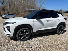 2021 CHEVROLET TRAILBLAZER SUV 3-CYL, ECOTEC, TURBO, 1.3 LITER RS SPORT UTILITY 4D at T&T Repairables - used car dealership in Spencer, Indiana.