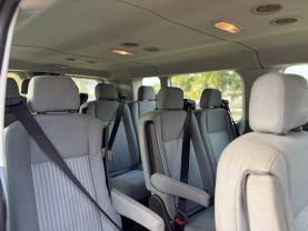 2015 FORD TRANSIT 350 WAGON PASSENGER V6, FLEX FUEL, 3.7 LITER XLT W/LOW ROOF W/60/40 SIDE DOOR VAN 3D