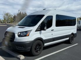 2020 FORD TRANSIT 350 PASSENGER VAN PASSENGER V6, ECOBOOST, TWIN TURBO, 3.5 LITER XL W/MEDIUM ROOF VAN 3D