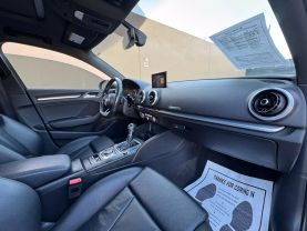 2017 AUDI A3 SEDAN 4-CYL, TURBO, 2.0 LITER PREMIUM PLUS SEDAN 4D