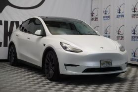 2021 TESLA MODEL Y SUV DUAL AC ELECTRIC MOTORS PERFORMANCE SPORT UTILITY 4D