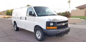 2010 CHEVROLET EXPRESS 2500 CARGO CARGO V8, FLEX FUEL, 4.8 LITER VAN 3D at The One Autosales Inc in Phoenix , AZ 85022  33.60461470880989, -112.03641575767358