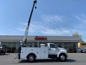 2004 FORD F-650 SUPER DUTY NON CDL MECHANIC CRANE TRUCK 7,500 LBS IMT CRANE MECHANIC CRANE TRUCK 7.2L L6 DIESEL F650 REGULAR CAB - Eddies Auto Sales