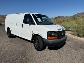 2011 CHEVROLET EXPRESS 2500 CARGO CARGO V8, FLEX FUEL, 4.8 LITER VAN 3D