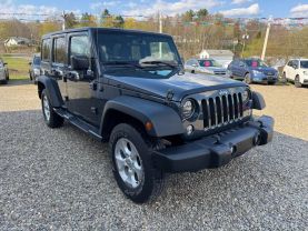 2016 JEEP WRANGLER SUV V6, 3.6 LITER UNLIMITED FREEDOM SPORT UTILITY 4D