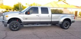2012 FORD F350 SUPER DUTY CREW CAB PICKUP V8, TURBO DSL, 6.7L LARIAT PICKUP 4D 8 FT at The One Autosales Inc in Phoenix , AZ 85022  33.60461470880989, -112.03641575767358