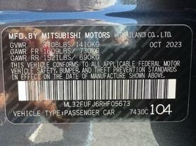 2024 MITSUBISHI MIRAGE G4 SEDAN 3-CYL, 1.2 LITER ES SEDAN 4D