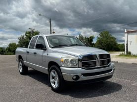 2008 DODGE RAM 1500 QUAD CAB PICKUP V8, 4.7 LITER SLT PICKUP 4D 6 1/4 FT