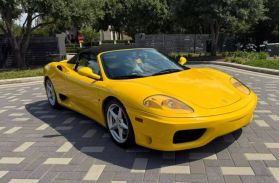 2001 FERRARI 360 SPYDER "MANUAL GATED 6-SPEED COUPE - 2