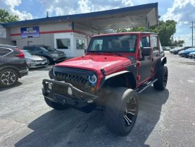 2011 JEEP WRANGLER SUV RED AUTOMATIC - Auto Solutions of Greensboro LLC, NC, 36.05701, -79.84368