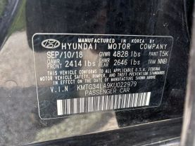 2019 GENESIS G70 SEDAN 4-CYL, TURBO, GDI, 2.0 LITER 2.0T ADVANCED SEDAN 4D at T&T Repairables - used car dealership in Spencer, Indiana.