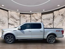 2016 FORD F150 SUPERCREW CAB PICKUP V8, FLEX FUEL, 5.0 LITER LARIAT PICKUP 4D 5 1/2 FT