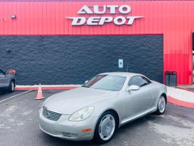 2002 LEXUS SC CONVERTIBLE V8, 4.3 LITER SC 430 CONVERTIBLE 2D