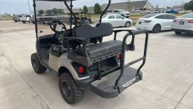 2019 YAMAHA QUIETECH GAS GOLF CART LIFTED, REAR SEAT - - -