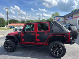 2011 JEEP WRANGLER SUV RED AUTOMATIC - Auto Solutions of Greensboro LLC, NC, 36.05701, -79.84368
