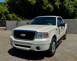 2007 FORD F150 SUPERCREW CAB PICKUP V8, FLEX FUEL, 5.4 LITER XLT PICKUP 4D 5 1/2 FT