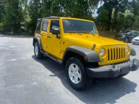 2015 JEEP WRANGLER SUV V6, 3.6 LITER UNLIMITED SPORT SUV 4D