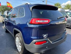 2014 JEEP CHEROKEE SUV V6, 3.2 LITER LIMITED SPORT UTILITY 4D