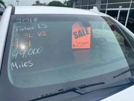 2018 CHEVROLET TAHOE CARS/SUV V8, 5.3 LITER LS SPORT UTILITY 4D - Eddies Auto Sales