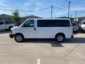 2014 CHEVROLET EXPRESS 1500 PASSENGER PASSENGER V8, FLEX FUEL, 5.3 LITER LS VAN 3D at Motors On Wheels - used car dealership in Houston, Texas.