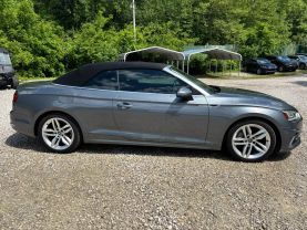 2019 AUDI A5 CONVERTIBLE 4-CYL, TURBO, 2.0 LITER PREMIUM PLUS CABRIOLET 2D at T&T Repairables - used car dealership in Spencer, Indiana.