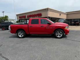 2012 RAM 1500 CREW CAB PICKUP RED AUTOMATIC - Budget Used Car Sales