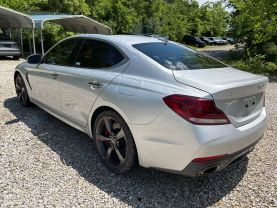 2019 GENESIS G70 SEDAN V6, TWIN TURBO, 3.3 LITER 3.3T ADVANCED SEDAN 4D at T&T Repairables - used car dealership in Spencer, Indiana.