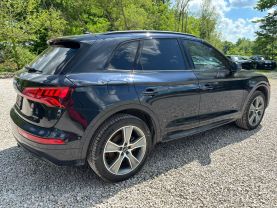 2020 AUDI Q5 SUV 4-CYL, TURBO, 2.0 LITER 45 TFSI PRESTIGE SPORT UTILITY 4D at T&T Repairables - used car dealership in Spencer, Indiana.