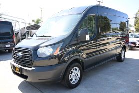 2015 FORD TRANSIT 250 VAN CARGO V6, FLEX FUEL, 3.7 LITER MEDIUM ROOF W/SLIDING SIDE DOOR W/LWB VAN 3D
