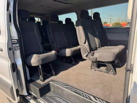 2015 FORD TRANSIT 150 WAGON PASSENGER V6, FLEX FUEL, 3.7 LITER XLT W/LOW ROOF W/SLIDING SIDE DOOR VAN 3D