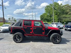 2011 JEEP WRANGLER SUV RED AUTOMATIC - Auto Solutions of Greensboro LLC, NC, 36.05701, -79.84368