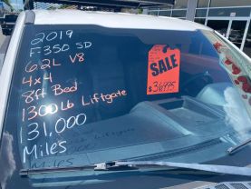 2019 FORD F350 SUPER DUTY SUPER CAB 8FT KNAPHEIDE SERVICE BED TRUCK 1,300 LB LIFTGATE SERVICE/UTILITY TRUCKS V8, 6.2 LITER XL PICKUP 4D - Eddies Auto Sales