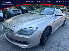 2012 BMW 6 SERIES CONVERTIBLE V8, TWIN TURBO, 4.4 LITER 650I CONVERTIBLE 2D