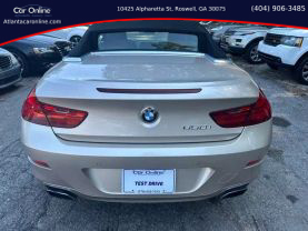 2012 BMW 6 SERIES CONVERTIBLE V8, TWIN TURBO, 4.4 LITER 650I CONVERTIBLE 2D