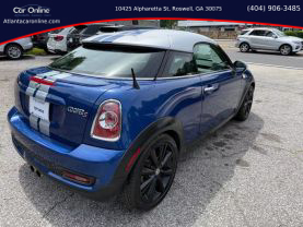 2012 MINI COUPE COUPE 4-CYL, TURBO, 1.6 LITER COOPER S COUPE 2D