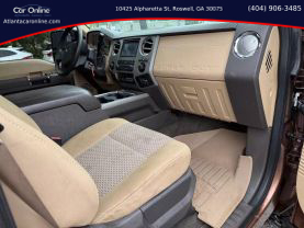 2011 FORD F250 SUPER DUTY CREW CAB PICKUP V8, TURBO DIESEL, 6.7L XLT PICKUP 4D 6 3/4 FT