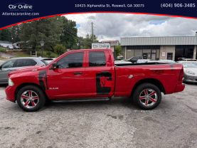 2013 RAM 1500 QUAD CAB PICKUP V8, HEMI, 5.7 LITER EXPRESS PICKUP 4D 6 1/3 FT