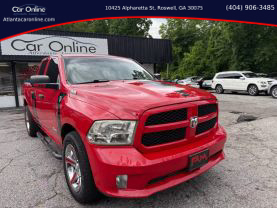 2013 RAM 1500 QUAD CAB PICKUP V8, HEMI, 5.7 LITER EXPRESS PICKUP 4D 6 1/3 FT