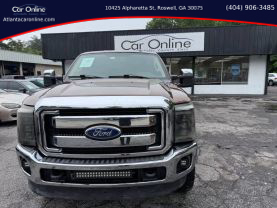 2011 FORD F250 SUPER DUTY CREW CAB PICKUP V8, TURBO DIESEL, 6.7L XLT PICKUP 4D 6 3/4 FT