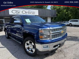 2014 CHEVROLET SILVERADO 1500 CREW CAB PICKUP V8 ECOTEC3 FLEX FUEL 5.3L LTZ PICKUP 4D 5 3/4 FT