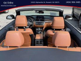 2015 BMW 4 SERIES CONVERTIBLE 6-CYL, TURBO, 3.0 LITER 435I CONVERTIBLE 2D