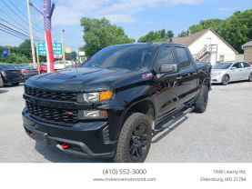 2021 CHEVROLET SILVERADO 1500 CREW CAB PICKUP V8, ECOTEC3, DFM, 6.2 LITER CUSTOM TRAIL BOSS PICKUP 4D 5 3/4 FT