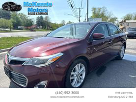 2014 TOYOTA AVALON SEDAN V6, 3.5 LITER XLE PREMIUM SEDAN 4D
