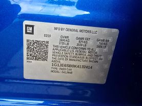 2019 CHEVROLET SONIC HATCHBACK 4-CYL, ECOTEC, TURBO, 1.4 LITER PREMIER HATCHBACK 4D