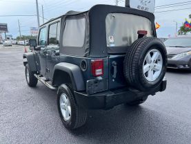 2007 JEEP WRANGLER SUV V6, 3.8 LITER UNLIMITED X SPORT UTILITY 4D