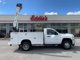 2014 CHEVROLET SILVERADO 3500 HD MECHANIC CRANE TRUCK 3,200 LBS STELLAR CRANE MECHANIC CRANE TRUCK V8, 6.0 LITER REG CAB  2D - Eddies Auto Sales